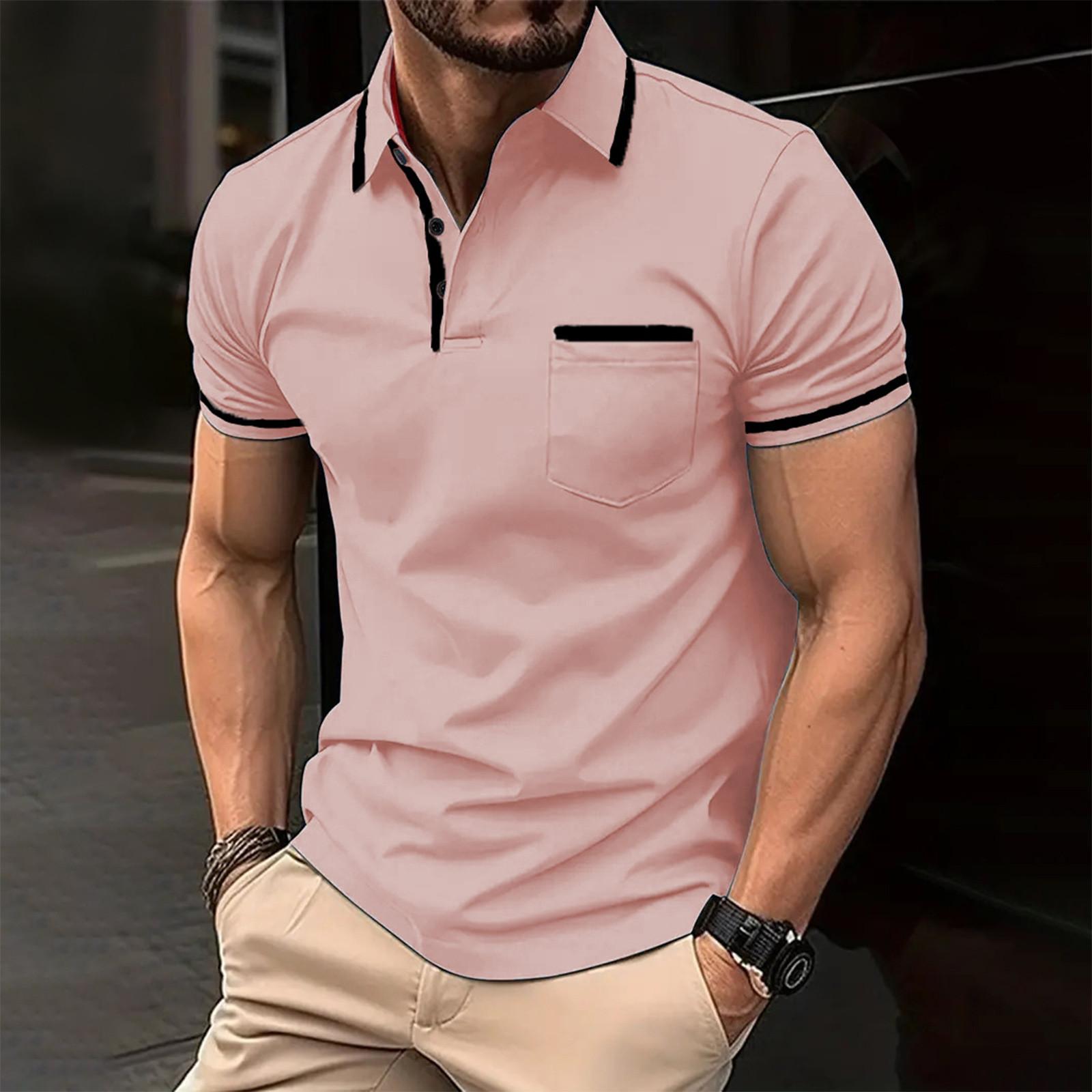 Мужская рубашка Суперлегкая повседневная мужская одежда с коротким рукавом XXXL розовый
Мужская рубашка Суперлегкая повседневная мужская одежда с коротким рукавом XXXL розовый