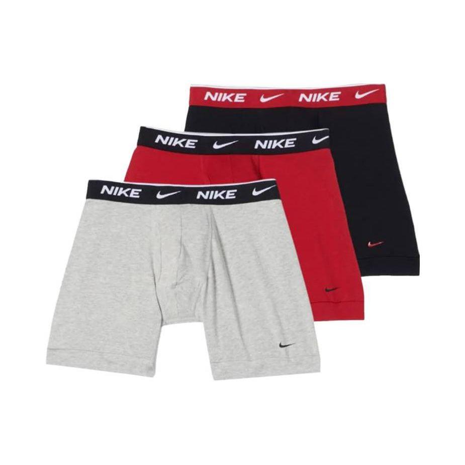 Nike Alphabet Print Elastic Waist Fitted Boxer Briefs 3-Pack Men Underwear KE1107-012 XL
Nike Alphabet Print Elastic Waist Fitted Boxer Briefs 3-Pack Men Underwear KE1107-012 XL
