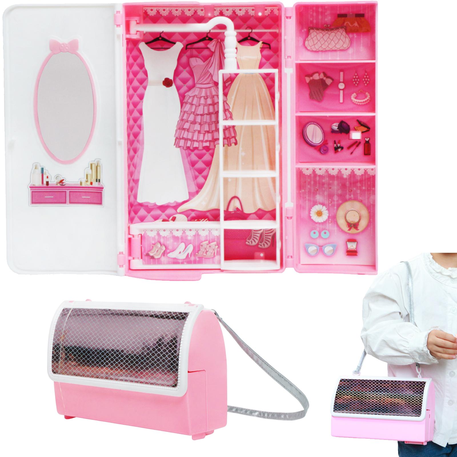 Шкаф для кукольного домика для куклы Барби с коробкой, розовая мебель для спальни принцессы, 1/6, 30 см, игровой набор для кукольного домика
Шкаф для кукольного домика для куклы Барби с коробкой, розовая мебель для спальни принцессы, 1/6, 30 см, игровой набор для кукольного домика