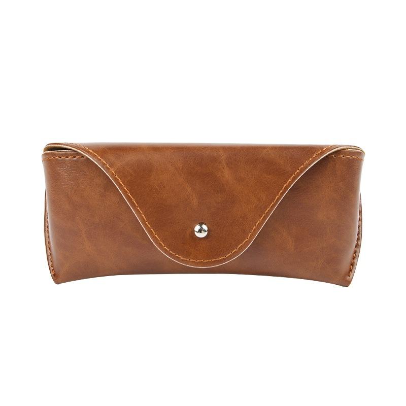 1pc Faux Leather Eyewear Case, Portable Snap Button Glasses Box - Handmade Soft Case Suitable for Most Sunglasses & Eyeglasses коричневий
1pc Faux Leather Eyewear Case, Portable Snap Button Glasses Box - Handmade Soft Case Suitable for Most Sunglasses & Eyeglasses коричневий