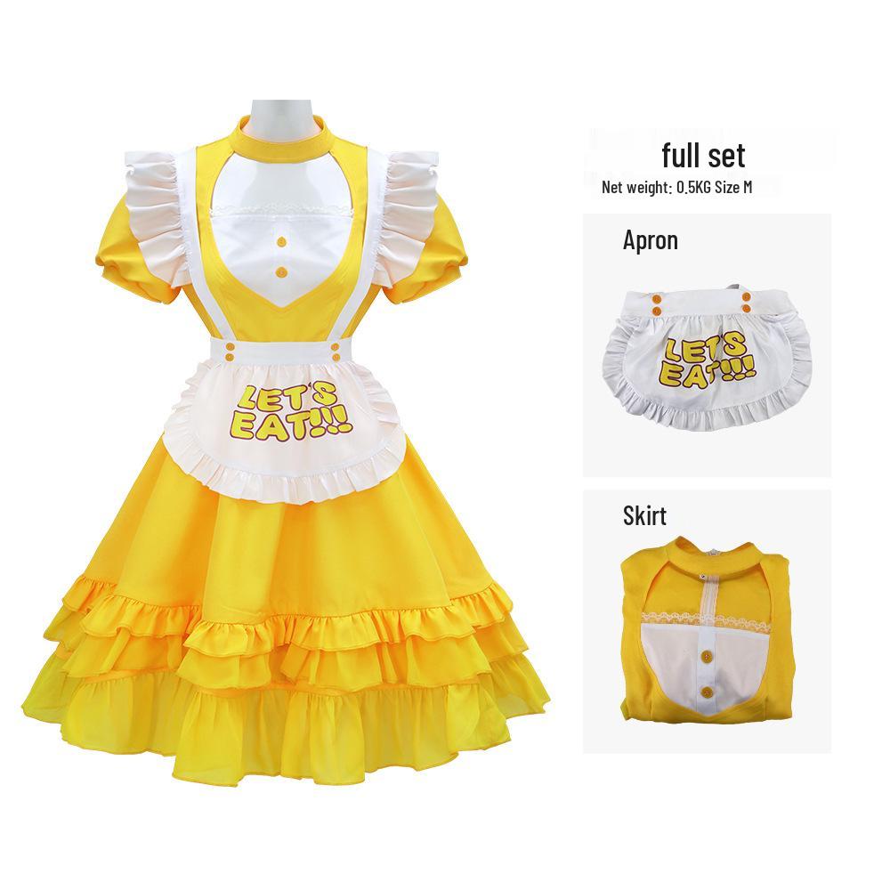 Bear Harem Little Yellow Chika Lolita Cosplay Dress Set for Halloween & Carnival L
Bear Harem Little Yellow Chika Lolita Cosplay Dress Set for Halloween & Carnival L