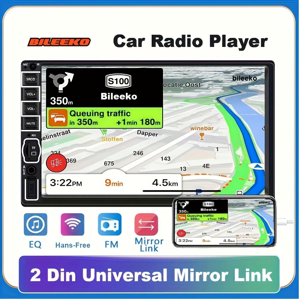 Bileeko Car Radio Headunit MP5 Player - 7inch Touch Screen Stereo Navigation Phone Mirror Connection for Universal 2 DIN Panels новый автомобиля
Bileeko Car Radio Headunit MP5 Player - 7inch Touch Screen Stereo Navigation Phone Mirror Connection for Universal 2 DIN Panels новый автомобиля