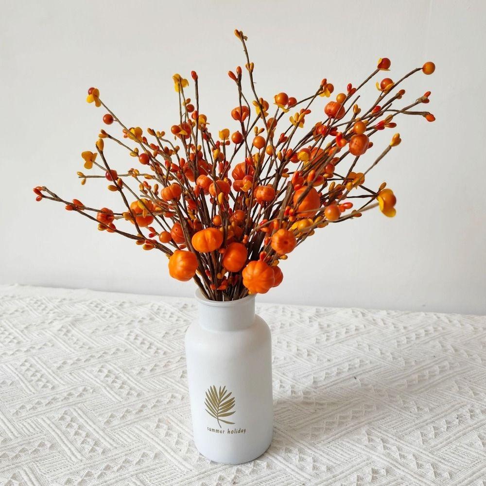 Elegant Simulated Berry Pumpkin Branch Plastic Autumn Maple Leaves Berry Twigs Thanksgiving 43cm
Elegant Simulated Berry Pumpkin Branch Plastic Autumn Maple Leaves Berry Twigs Thanksgiving 43cm