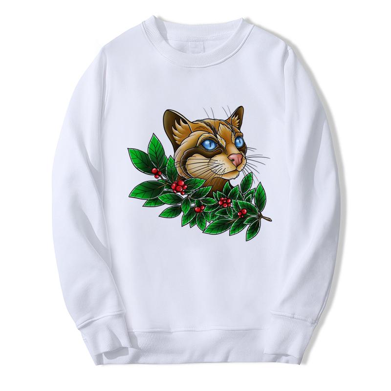Свитер Harajuku Экипаж Шеи Sweatshirt Ocelot Ягоды Печать Мода Loose Белый размер XS-5Xl Top
Свитер Harajuku Экипаж Шеи Sweatshirt Ocelot Ягоды Печать Мода Loose Белый размер XS-5Xl Top
