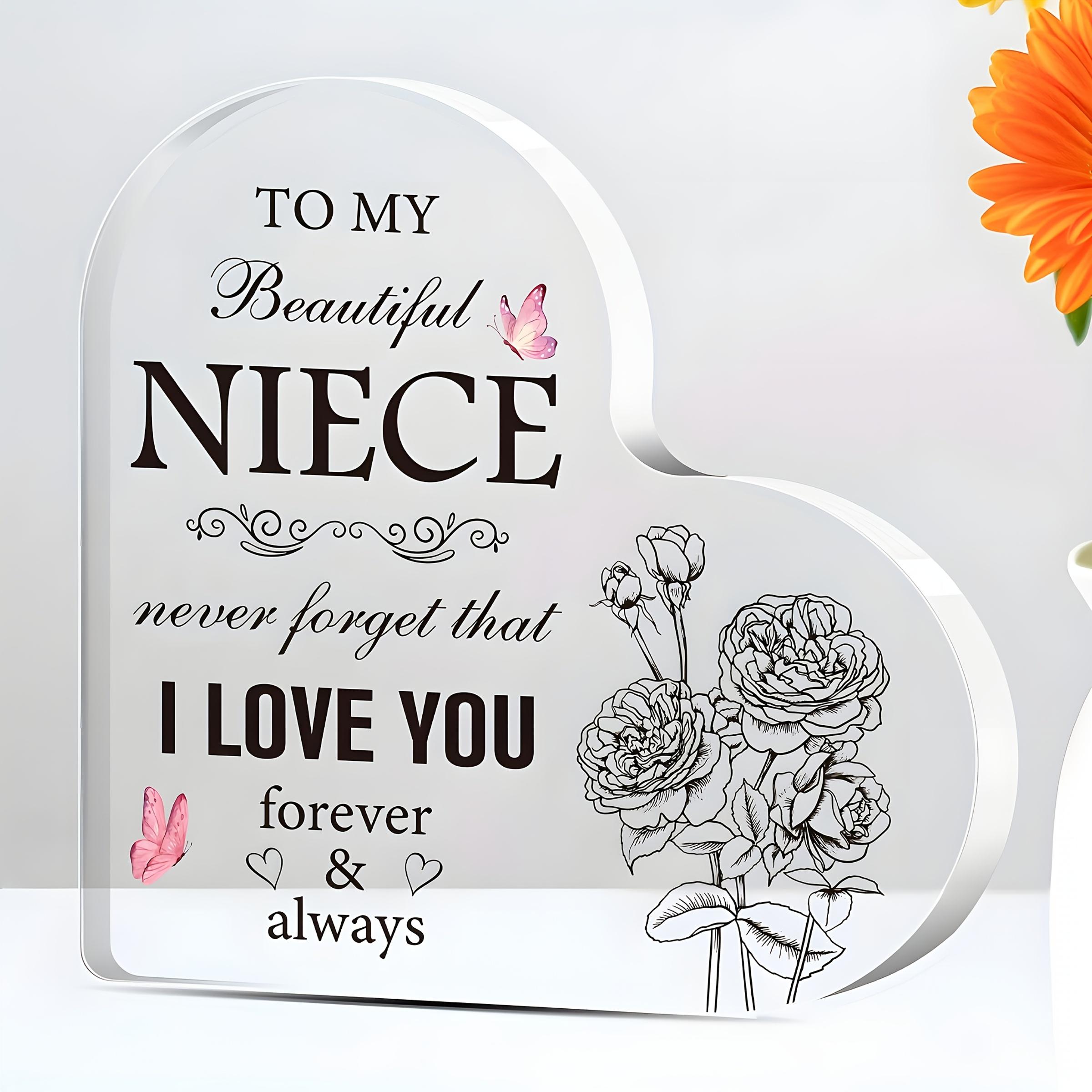 2D Flat Elegant Acrylic Heart Ornament with I Love You Design - Perfect for Niece,Wedding, Birthday,Christmas | Universal Gift Decoration,Nurseries 10*10cm
2D Flat Elegant Acrylic Heart Ornament with I Love You Design - Perfect for Niece,Wedding, Birthday,Christmas | Universal Gift Decoration,Nurseries 10*10cm