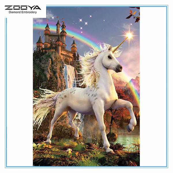 ZOOYA 3D Алмазная вышивка Картина Вышивка крестом Круглый горный хрусталь Картина Единорог
ZOOYA 3D Алмазная вышивка Картина Вышивка крестом Круглый горный хрусталь Картина Единорог