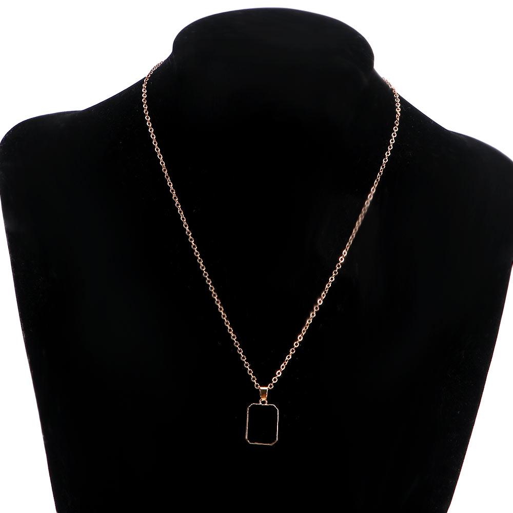 Geometric Temperament Korean Square Girls Fashion Jewelry Clavicle Chain Zinc Zinc Alloy Women Necklace
Geometric Temperament Korean Square Girls Fashion Jewelry Clavicle Chain Zinc Zinc Alloy Women Necklace