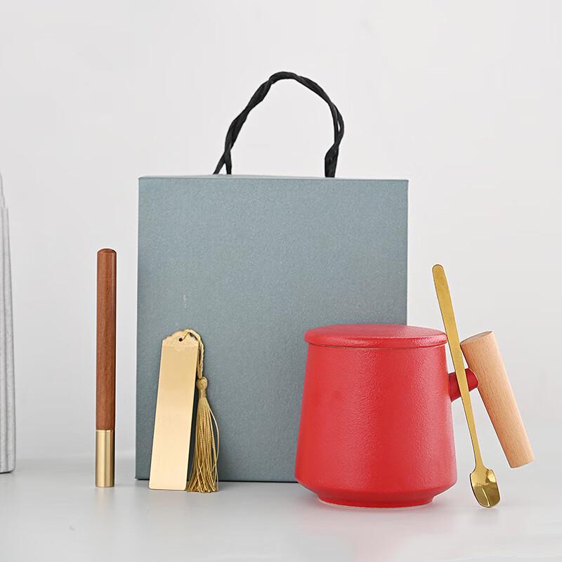 Coarse Pottery Tea Mug Gift Set with Pen & Bookmark
Coarse Pottery Tea Mug Gift Set with Pen & Bookmark