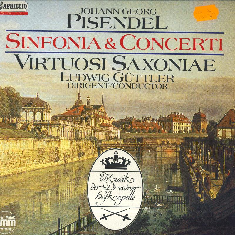 LP Record LUDWIG GUTTLER VIRTUOSI SAXONIAE Pisendel Sinfonia Concerti 636365 CAPRICCIO 1988 Germany Classical Used
LP Record LUDWIG GUTTLER VIRTUOSI SAXONIAE Pisendel Sinfonia Concerti 636365 CAPRICCIO 1988 Germany Classical Used