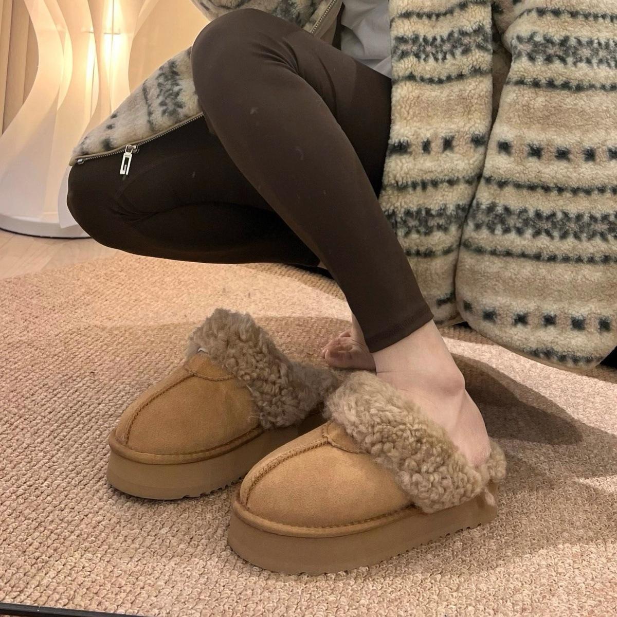 First encounter season thick-bottomed slippers women s outer wear bag head half slippers winter velvet warm fluffy one pedal lazy 40 верблюд
First encounter season thick-bottomed slippers women s outer wear bag head half slippers winter velvet warm fluffy one pedal lazy 40 верблюд