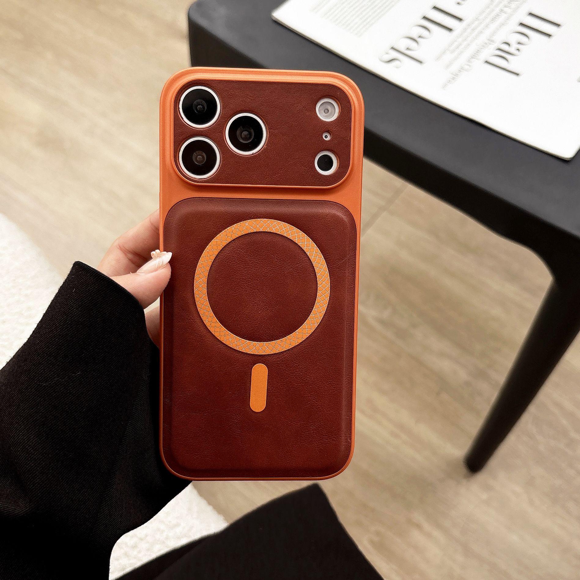 iPhone 17 Pro Max Lambskin Magnetic Anti-Drop Protective Case iPhone 15 Pro Max
iPhone 17 Pro Max Lambskin Magnetic Anti-Drop Protective Case iPhone 15 Pro Max