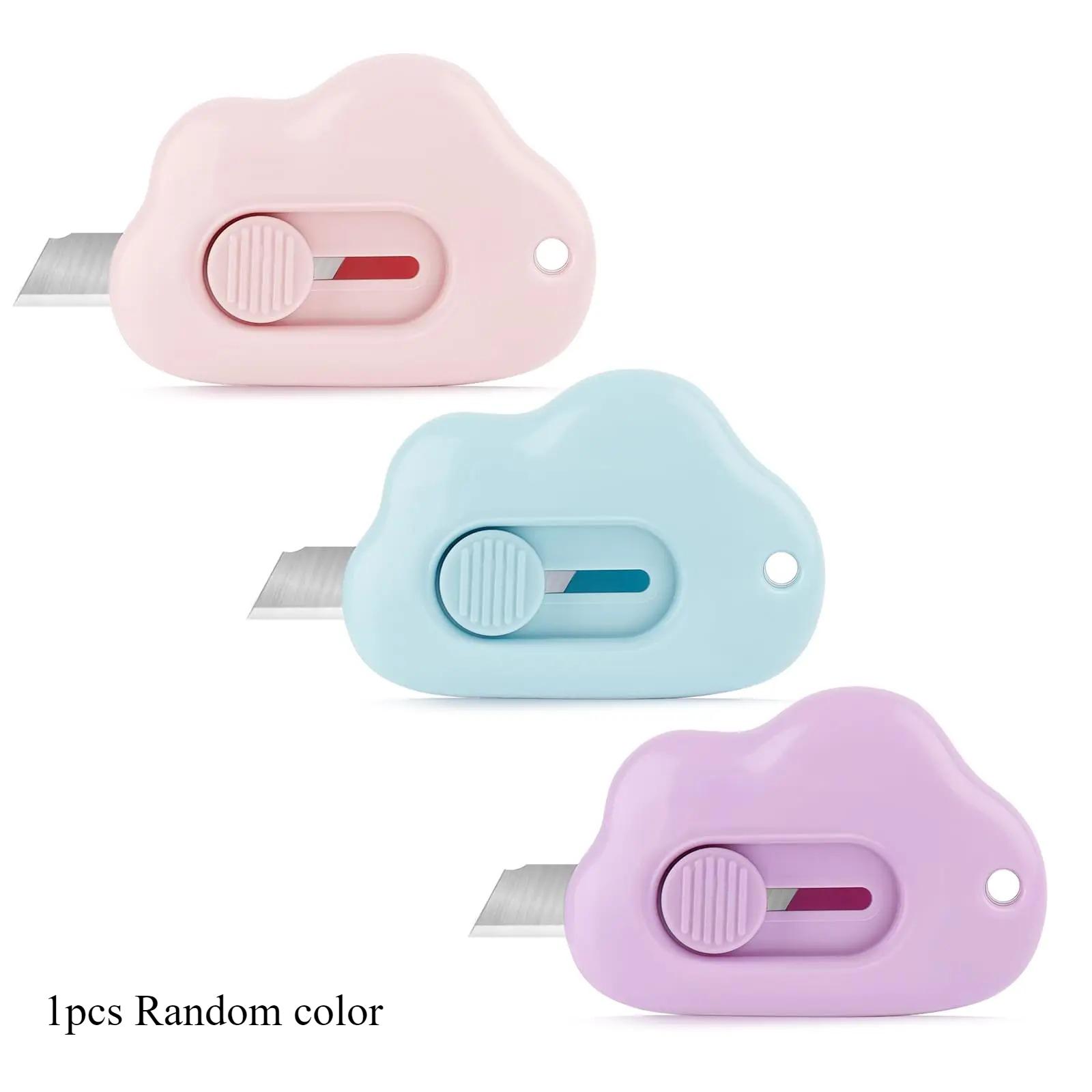 Retractable Mini Letter Opener Cutter, Cute Cloud Design Paper Knife for Envelope Package Box DIY, Keychain Tool for Kids
Retractable Mini Letter Opener Cutter, Cute Cloud Design Paper Knife for Envelope Package Box DIY, Keychain Tool for Kids