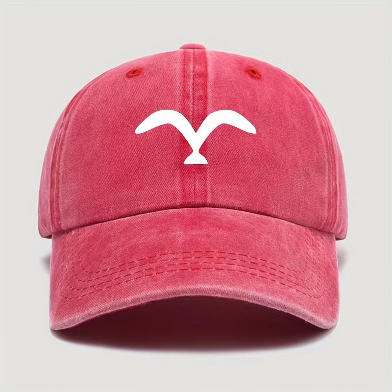 Men s Seagull Graphic Print Baseball Hat Retro Washed Adjustable Baseball Cap червоний
Men s Seagull Graphic Print Baseball Hat Retro Washed Adjustable Baseball Cap червоний