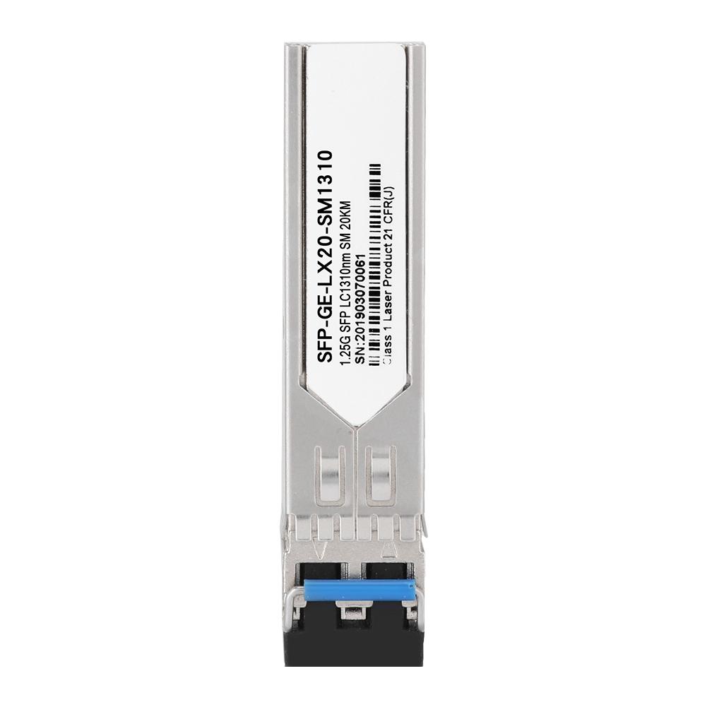 AIQ-YP19013 SFp gE LX20-SM1310 20 КМ гигабитный одномодовый двухволоконный приемопередатчик оптический модуль
AIQ-YP19013 SFp gE LX20-SM1310 20 КМ гигабитный одномодовый двухволоконный приемопередатчик оптический модуль
