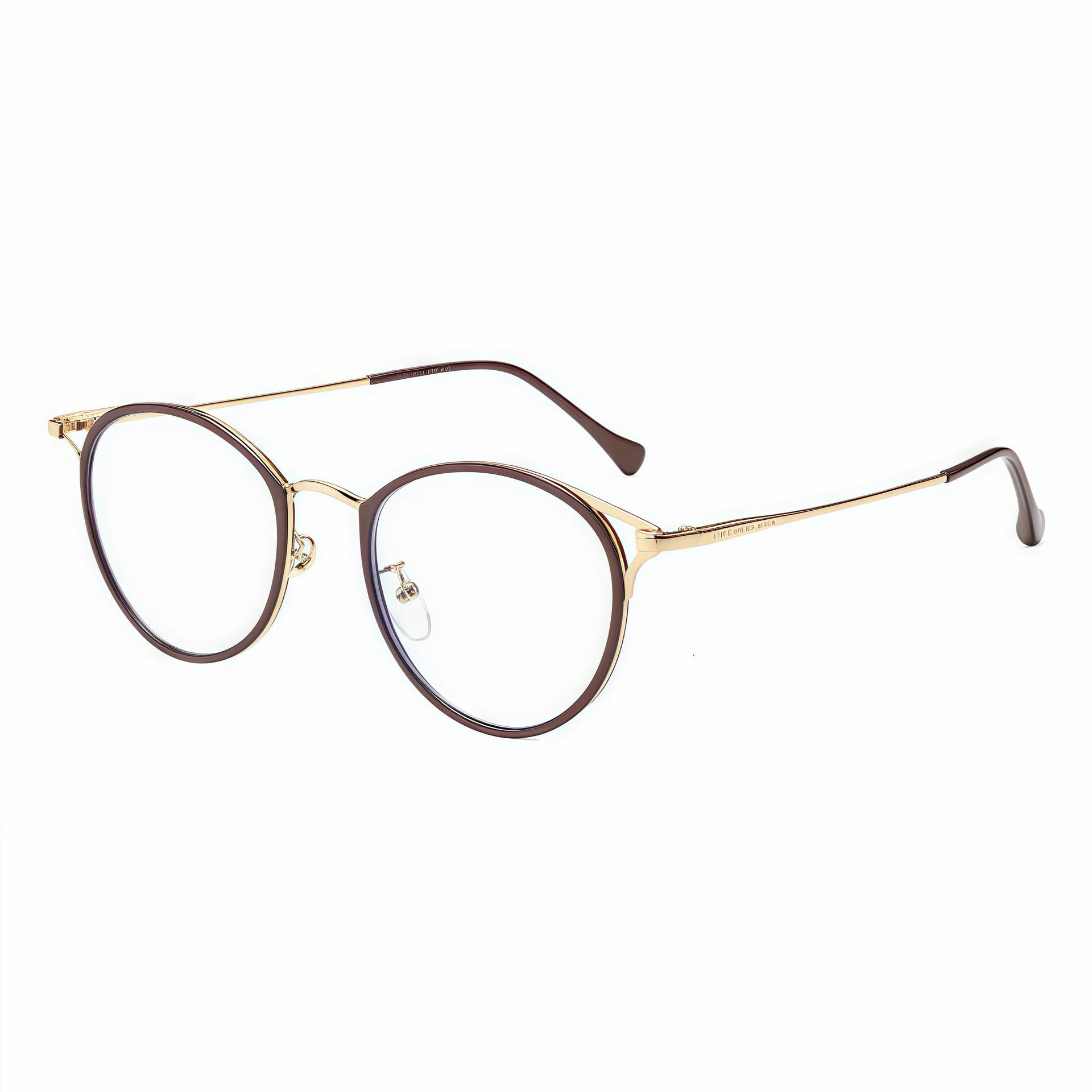 Circular Myopia Glasses Fashion Vintage Gold TR90 Round Frames Prescription Eyeglasses Men Women Office Accessory Eyewear Single Version&1.56&Anti Blue Ray кавовий
Circular Myopia Glasses Fashion Vintage Gold TR90 Round Frames Prescription Eyeglasses Men Women Office Accessory Eyewear Single Version&1.56&Anti Blue Ray кавовий
