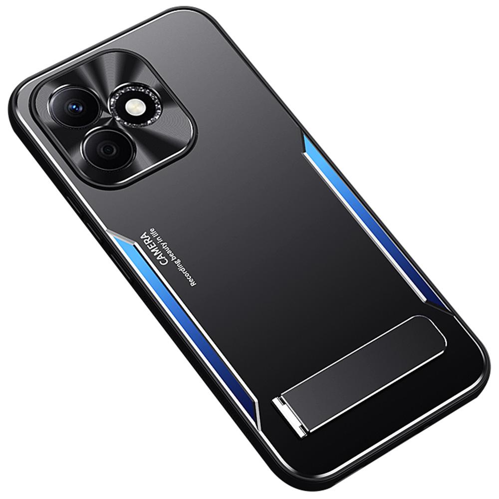 For Honor X60i 5G Case Aluminum Alloy+TPU Shockproof Phone Cover with Kickstand Blue
For Honor X60i 5G Case Aluminum Alloy+TPU Shockproof Phone Cover with Kickstand Blue