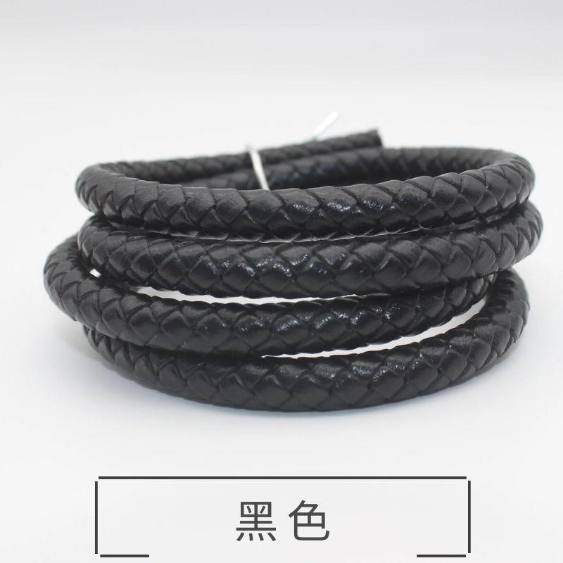 Zhoujia Same Cowhide First Layer Woven Cowhide Rope 8Mmdiy Bracelet Necklace Rope Woven Round Cowhide Rope 8mm 1.0m (37g) чорний
Zhoujia Same Cowhide First Layer Woven Cowhide Rope 8Mmdiy Bracelet Necklace Rope Woven Round Cowhide Rope 8mm 1.0m (37g) чорний