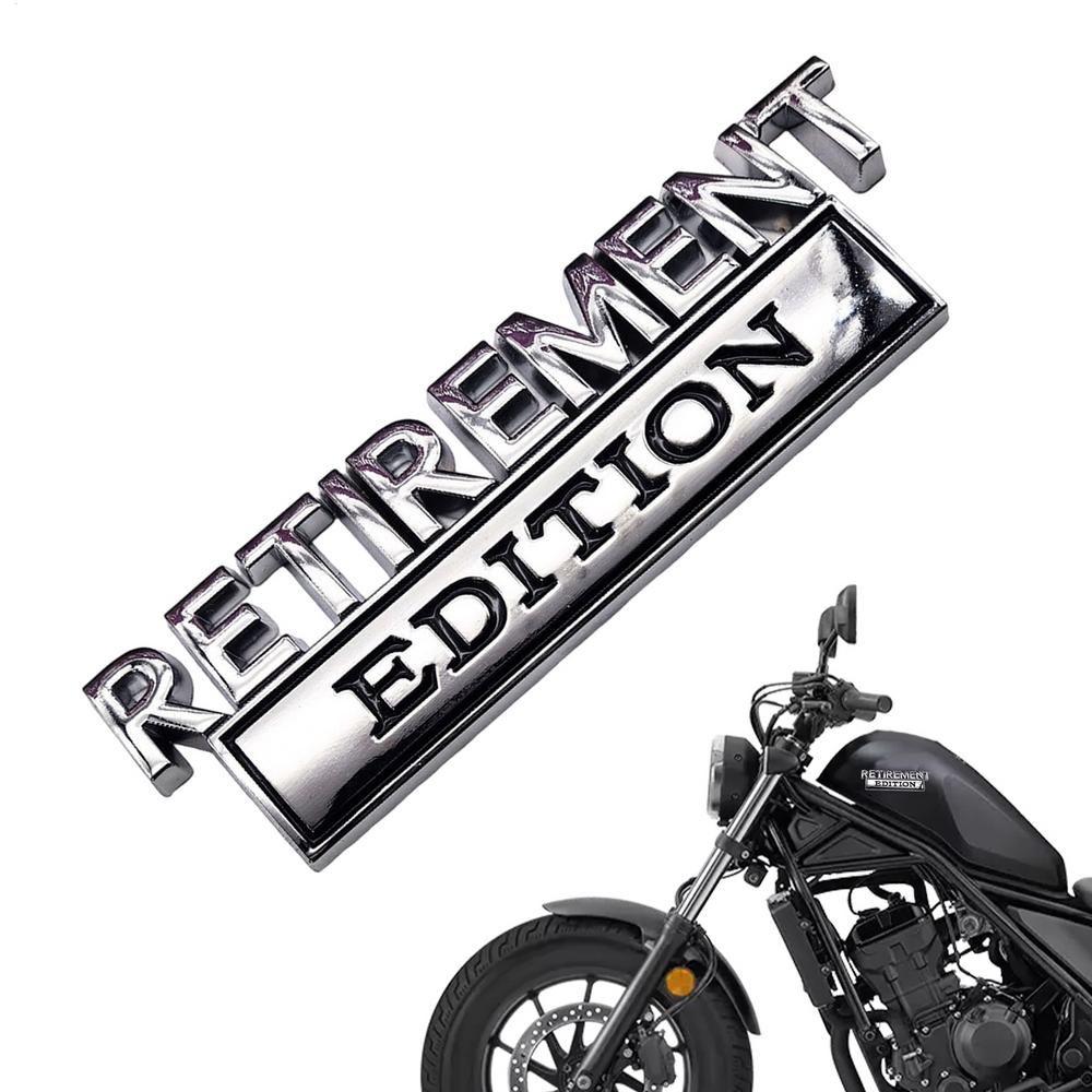 Car Emblems Retirement Edition Emblem 3D Metal Exterior Sticker For Truck Vehicle Hood Door Tailgate Upgrade Bumper Decoration
Car Emblems Retirement Edition Emblem 3D Metal Exterior Sticker For Truck Vehicle Hood Door Tailgate Upgrade Bumper Decoration