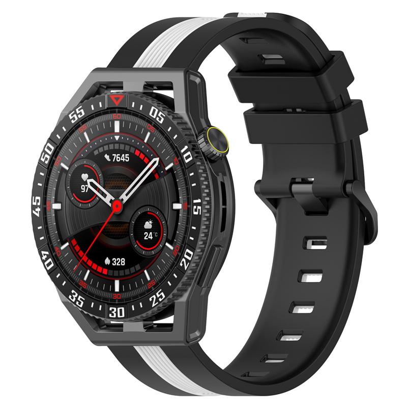 For Huawei Watch GT 3 42mm/Watch GT 2 42mm Silicone Watch Band Width 20mm Dual Color Soft Strap Black/White
For Huawei Watch GT 3 42mm/Watch GT 2 42mm Silicone Watch Band Width 20mm Dual Color Soft Strap Black/White
