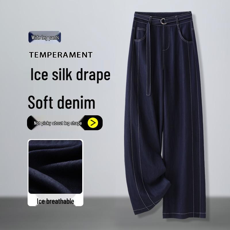 Ice Silk Women s Wide-Leg Jeans: Summer 2025 High-Waist, Loose, Long, Thin, Straight-Leg Casual Pants S (26, 80-95 jin)
Ice Silk Women s Wide-Leg Jeans: Summer 2025 High-Waist, Loose, Long, Thin, Straight-Leg Casual Pants S (26, 80-95 jin)