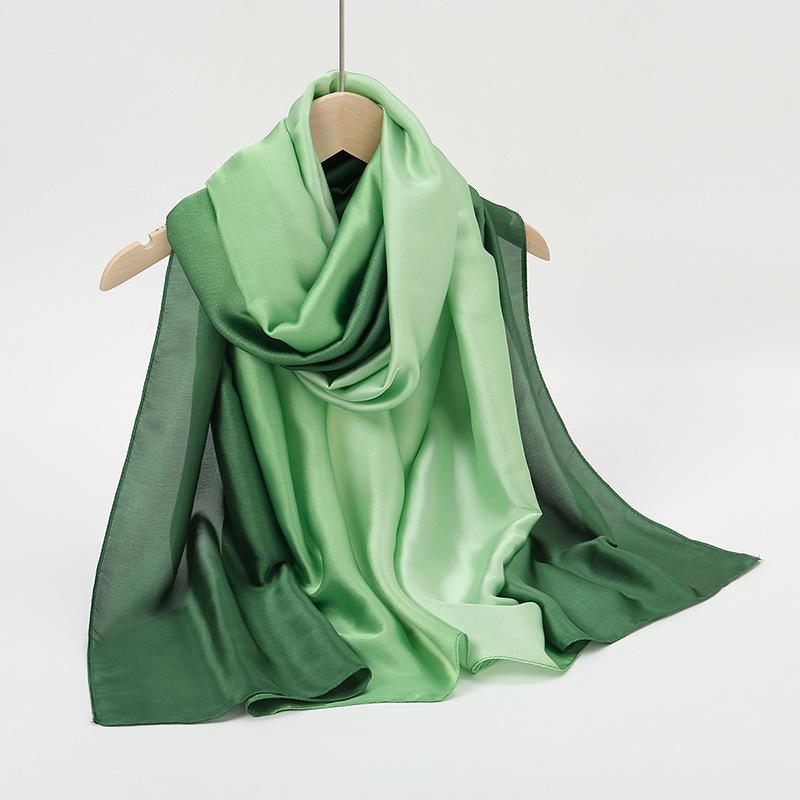 Spring and summer new gauze women s fashion gradual change long shawl, fashion trend sunscreen silk scarf thickened scarf 180cm
Spring and summer new gauze women s fashion gradual change long shawl, fashion trend sunscreen silk scarf thickened scarf 180cm