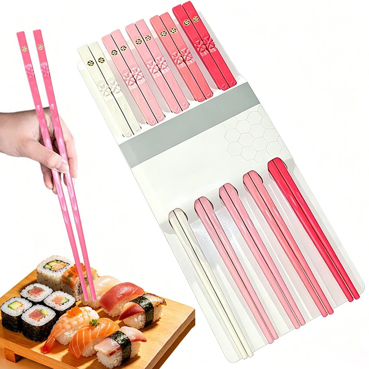 5pairs Mixed Carved Chopsticks Set Anti-Slip Durable Sushi Sticks золотий
5pairs Mixed Carved Chopsticks Set Anti-Slip Durable Sushi Sticks золотий