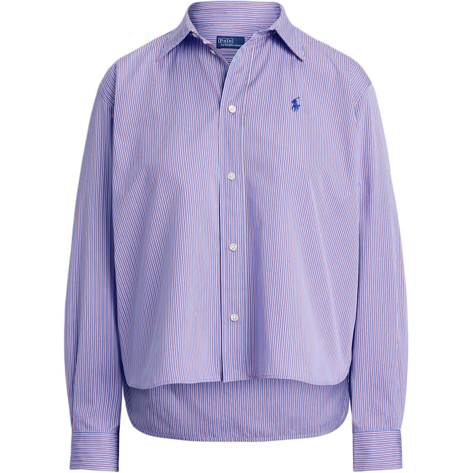 Polo Ralph Lauren Женская хлопковая рубашка в полоску с коротким рукавом Синий 211973130-001 M
Polo Ralph Lauren Женская хлопковая рубашка в полоску с коротким рукавом Синий 211973130-001 M