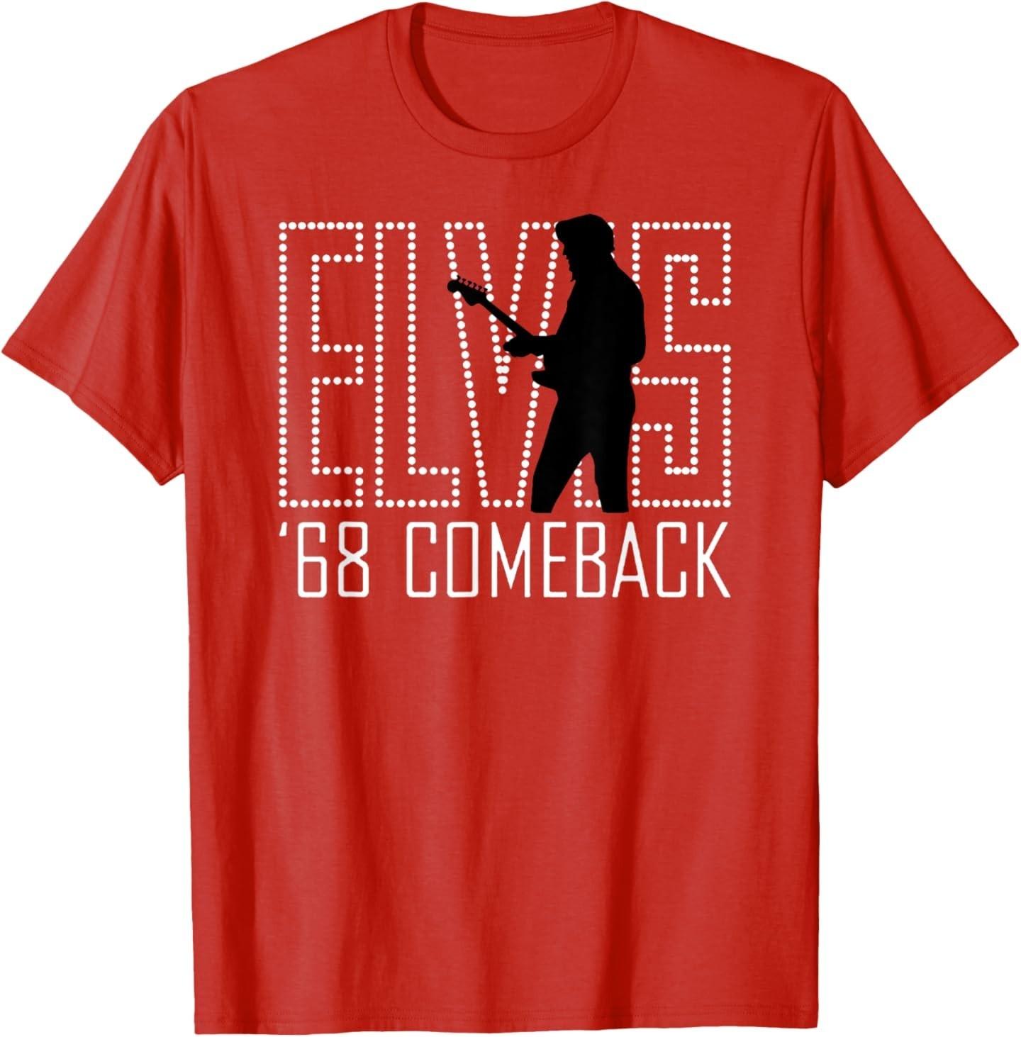 Elvis Presley Official 68 Comeback Red Sign T-Shirt Mens Womens Tees Top S
Elvis Presley Official 68 Comeback Red Sign T-Shirt Mens Womens Tees Top S
