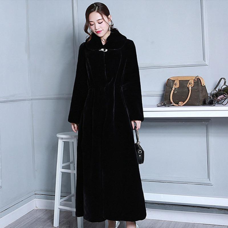 Autumn and winter casual imitation fur coat women s clothing medium and long plush coat imitation Rex rabbit S чёрный
Autumn and winter casual imitation fur coat women s clothing medium and long plush coat imitation Rex rabbit S чёрный