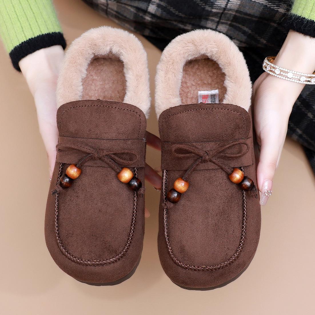 Женские ретро зимние ботинки из искусственного меха на толстой подошве и домашние тапочки 35 кофейный
Женские ретро зимние ботинки из искусственного меха на толстой подошве и домашние тапочки 35 кофейный