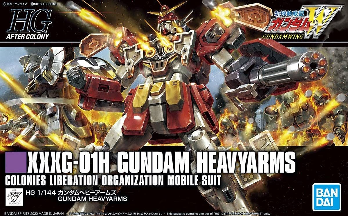 HGAC New Mobile Report Gundam W Gundam Heavy Arms 1144 масштабная пластиковая модель с цветовой кодировкой
HGAC New Mobile Report Gundam W Gundam Heavy Arms 1144 масштабная пластиковая модель с цветовой кодировкой