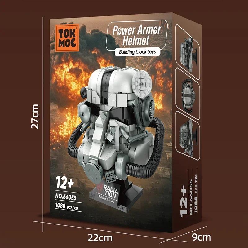 1168PCS Expert Power Military Games Movie Armor Helmet Radiation Helmet Gas Mask Model Building Blocks Novelty Kids Toys Navidad Parper Instruction
1168PCS Expert Power Military Games Movie Armor Helmet Radiation Helmet Gas Mask Model Building Blocks Novelty Kids Toys Navidad Parper Instruction