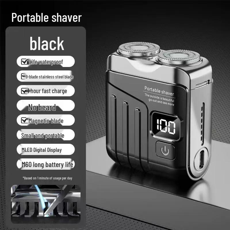2025 Electric MINI Men s Shaver: Portable, Quick Charge, Power Display Razor R-19 Portable Shaver чорний
2025 Electric MINI Men s Shaver: Portable, Quick Charge, Power Display Razor R-19 Portable Shaver чорний