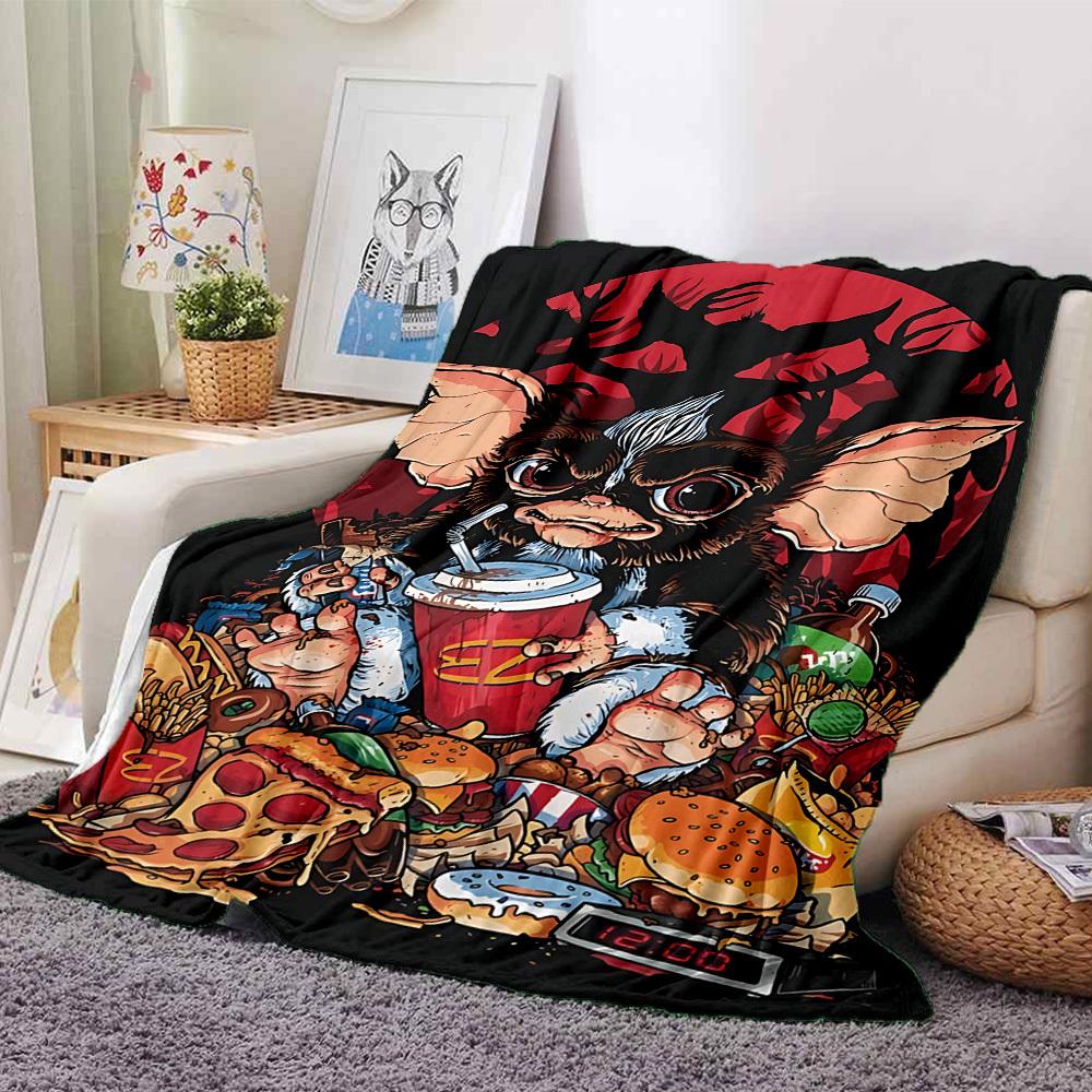 1pc gremlins fast food Throw Blanket Soft Flannel, Cozy All Season Polyester Perfect for Home, Office 80cmx120cm
1pc gremlins fast food Throw Blanket Soft Flannel, Cozy All Season Polyester Perfect for Home, Office 80cmx120cm
