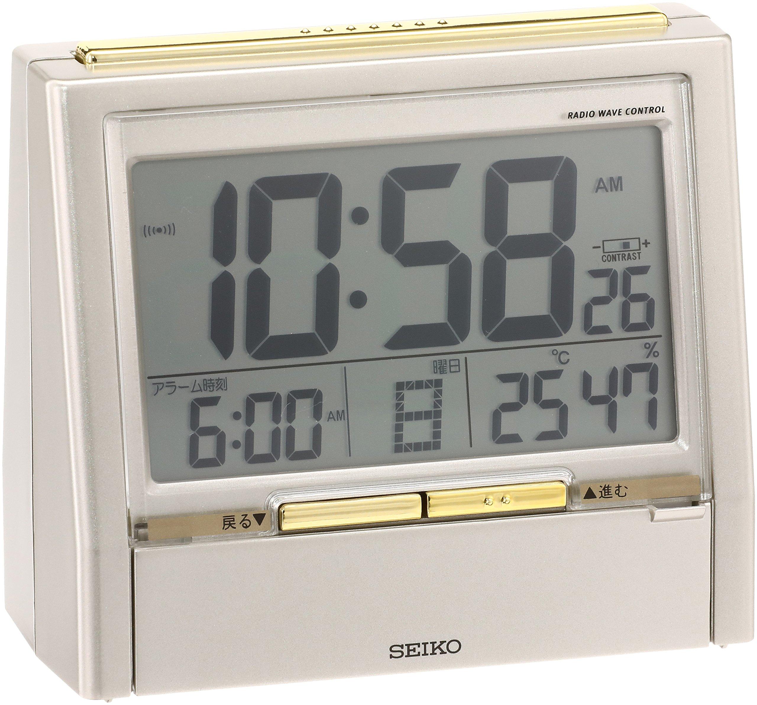 Seiko Clock TALK LINER Alarm Clock Voice Time Voice Bilingual Humidity Radio Light Gold Pearl DA206G SEIKO - Signal, Alarm, Switching, Calendar, золотой
Seiko Clock TALK LINER Alarm Clock Voice Time Voice Bilingual Humidity Radio Light Gold Pearl DA206G SEIKO - Signal, Alarm, Switching, Calendar, золотой