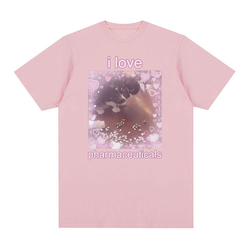 Футболка с рисунком «I Love Pharmaceuticals Cute Cat Meme», забавные мужские и женские топы, футболка с короткими рукавами, футболки большого размера из 100% хлопка
Футболка с рисунком «I Love Pharmaceuticals Cute Cat Meme», забавные мужские и женские топы, футболка с короткими рукавами, футболки большого размера из 100% хлопка