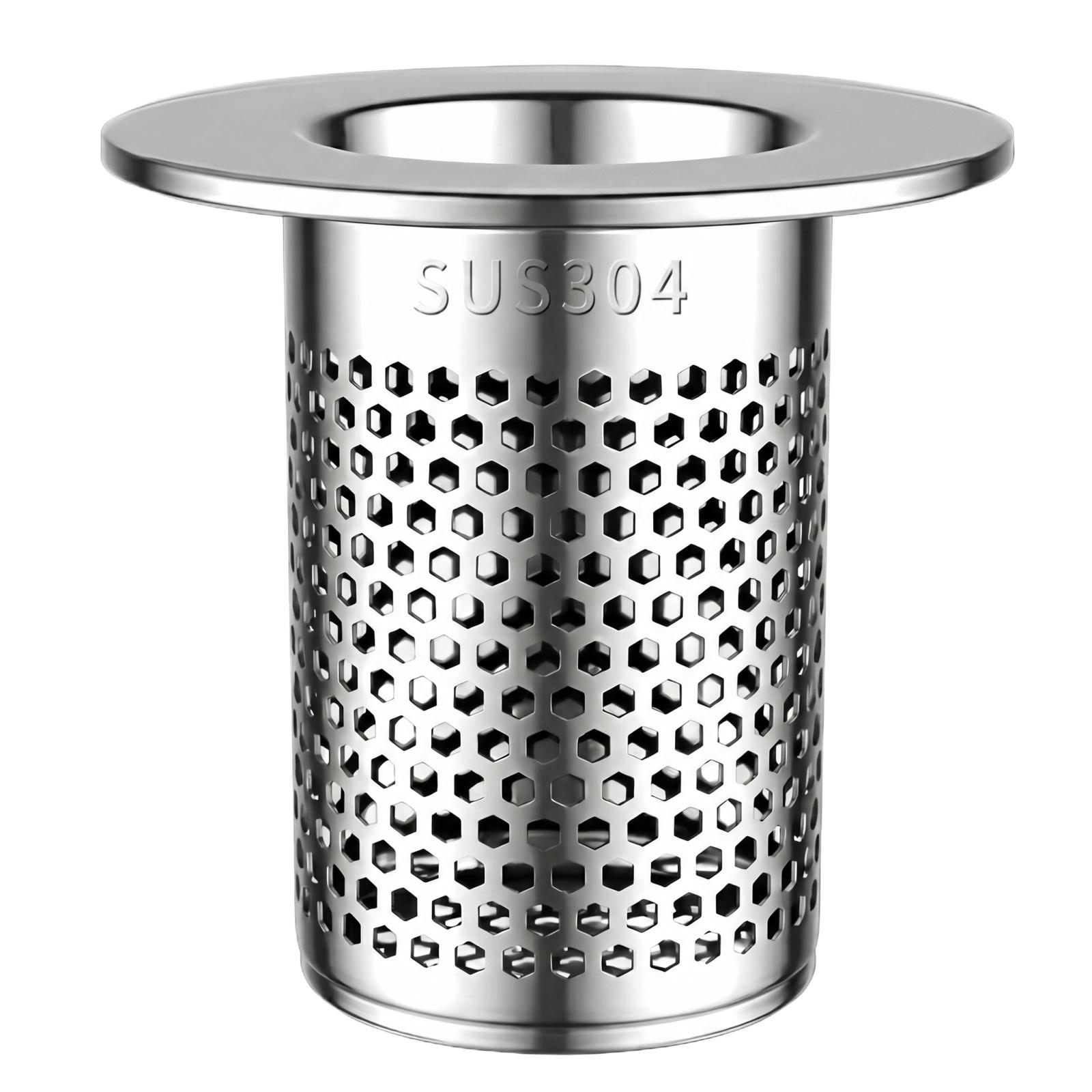 304 Stainless Steel Floor Drain Filter Strainer for Bathroom Kitchen Toilet Drainage System with Hexagonal Mesh Design and Removable Structure One Size серебряный
304 Stainless Steel Floor Drain Filter Strainer for Bathroom Kitchen Toilet Drainage System with Hexagonal Mesh Design and Removable Structure One Size серебряный