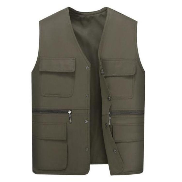 Men Plus Size Work Vest Jacket Multiple Pockets Loose Streetwear Solid Color Overall Waistcoat for Outdoor Autumn Winter XL
Men Plus Size Work Vest Jacket Multiple Pockets Loose Streetwear Solid Color Overall Waistcoat for Outdoor Autumn Winter XL