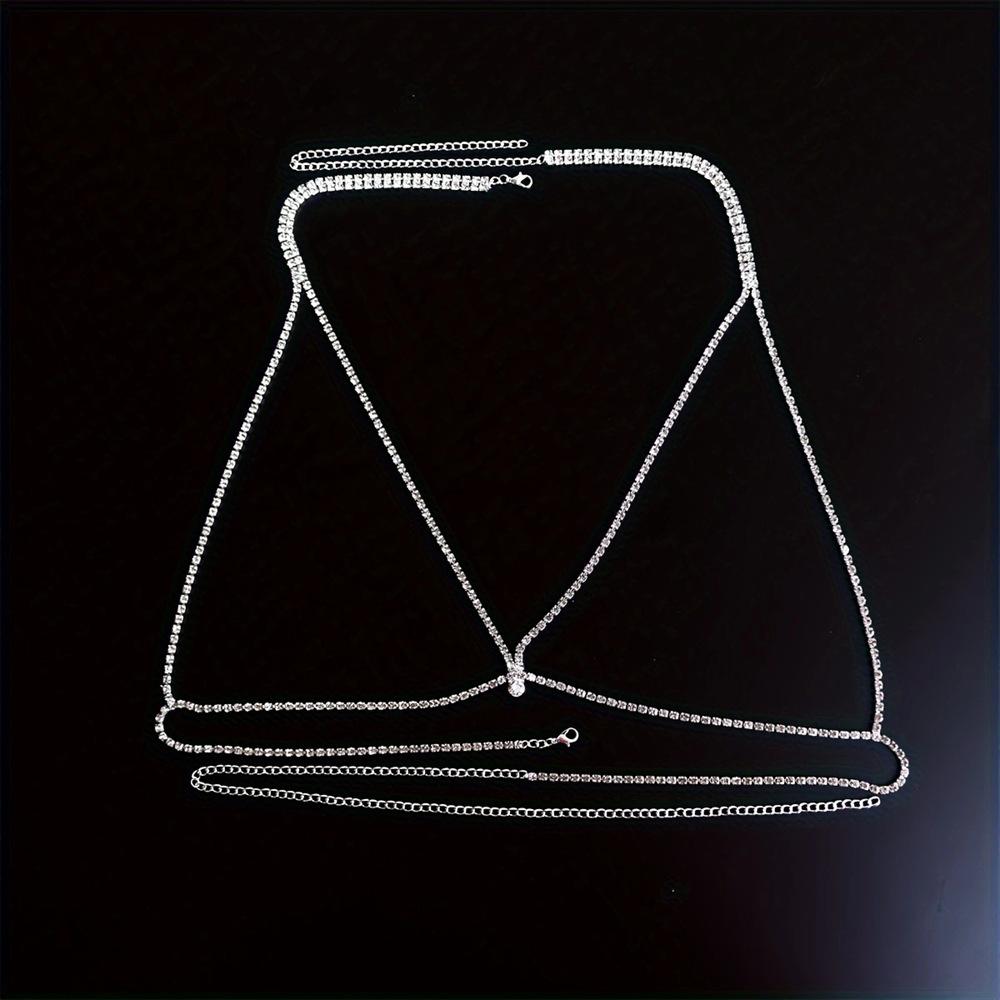 Fashion New Rhinestone Hollow Chest Chain Sexy Simple Neck Water Drop Chest Chain Accessories Bikini Body Chain
Fashion New Rhinestone Hollow Chest Chain Sexy Simple Neck Water Drop Chest Chain Accessories Bikini Body Chain