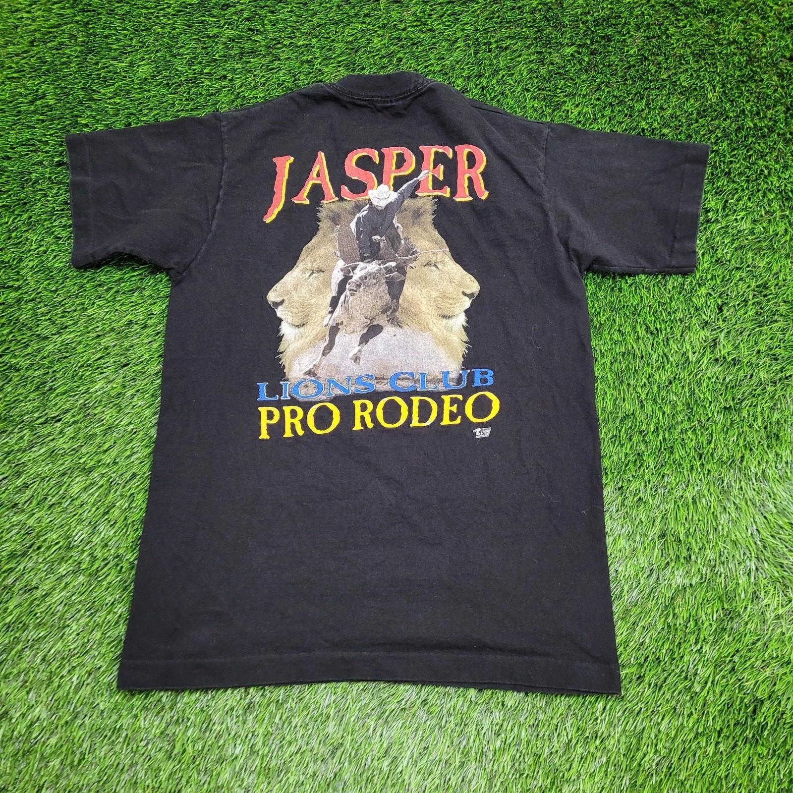 Vintage Jasper Pro Rodeo Shirt Medium 19x27 Lions-Club L
Vintage Jasper Pro Rodeo Shirt Medium 19x27 Lions-Club L