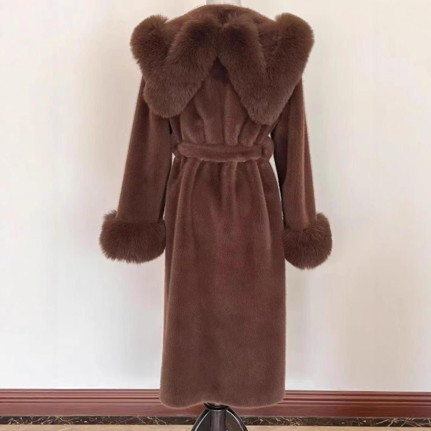 2025 Winter Mink Fur New Coat Fur Warm Coat Long Cross-border Imitation Mink Fur Fashionable Fur Collar Coat
2025 Winter Mink Fur New Coat Fur Warm Coat Long Cross-border Imitation Mink Fur Fashionable Fur Collar Coat