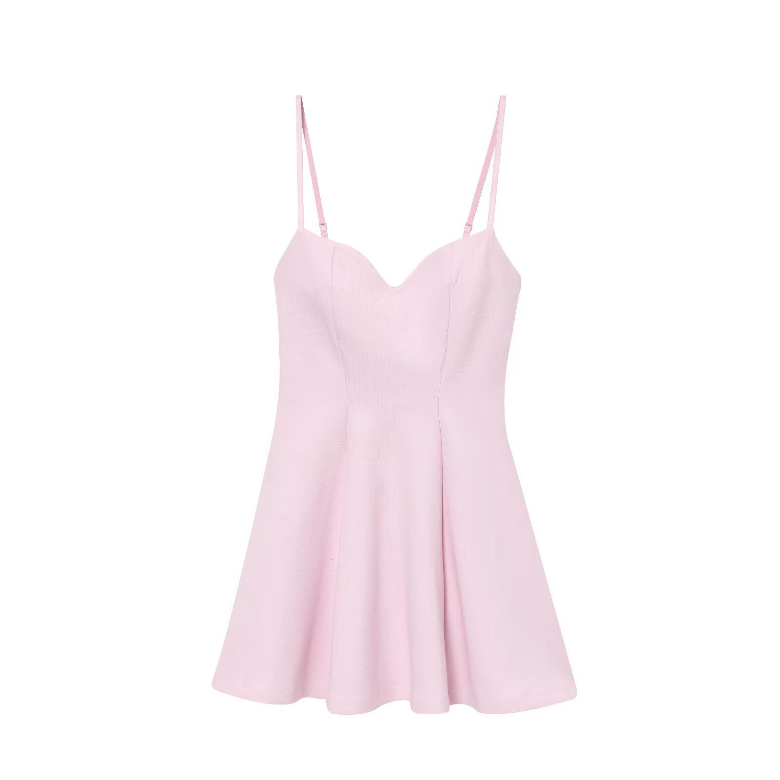2025 Женское пикантное платье без спины, облегающее, без рукавов, короткое, в европейском и американском стиле M розовый
2025 Женское пикантное платье без спины, облегающее, без рукавов, короткое, в европейском и американском стиле M розовый