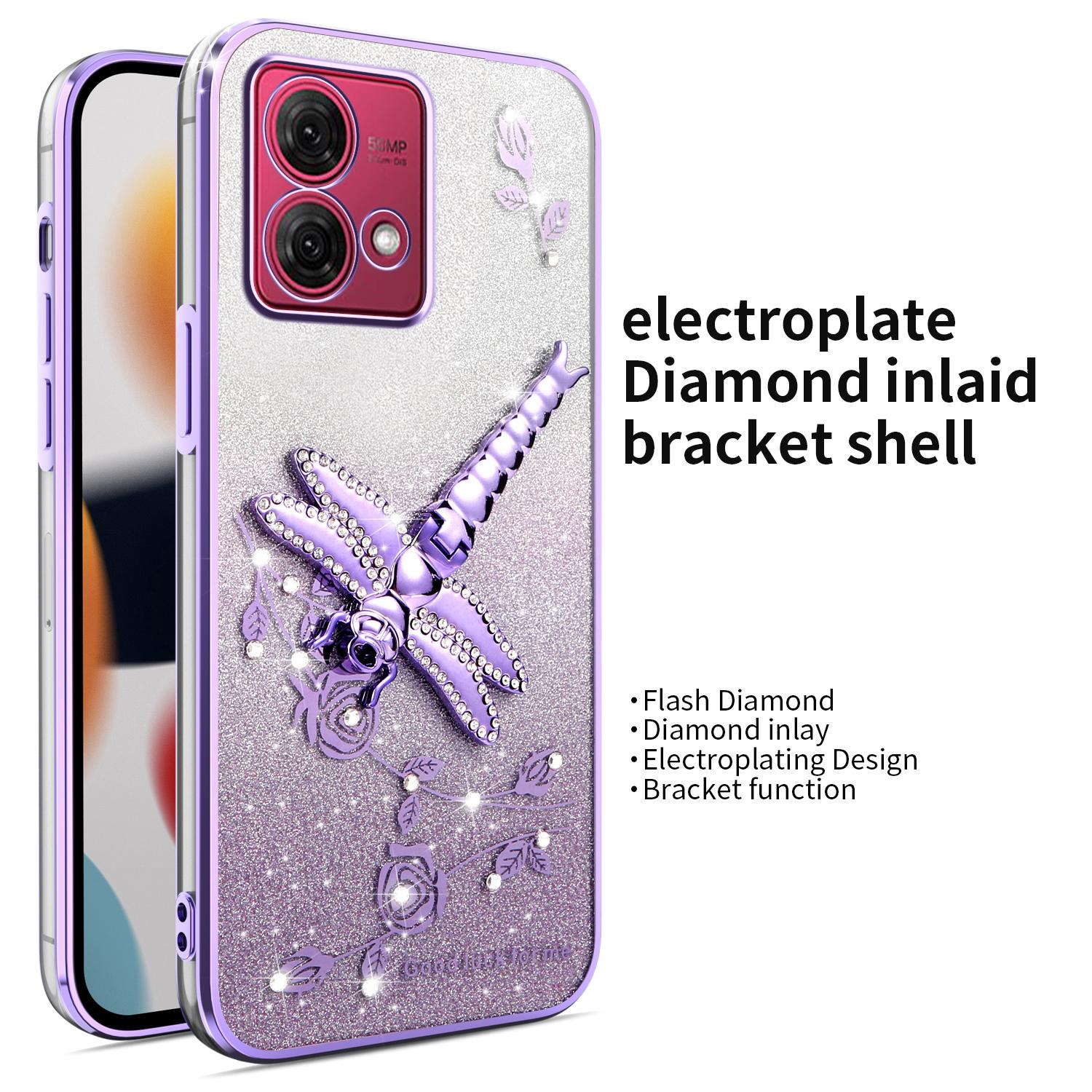 KADEM For Motorola Moto G84 5G Case Dragonfly Kickstand TPU Flowers Glitter Phone Cover Purple
KADEM For Motorola Moto G84 5G Case Dragonfly Kickstand TPU Flowers Glitter Phone Cover Purple