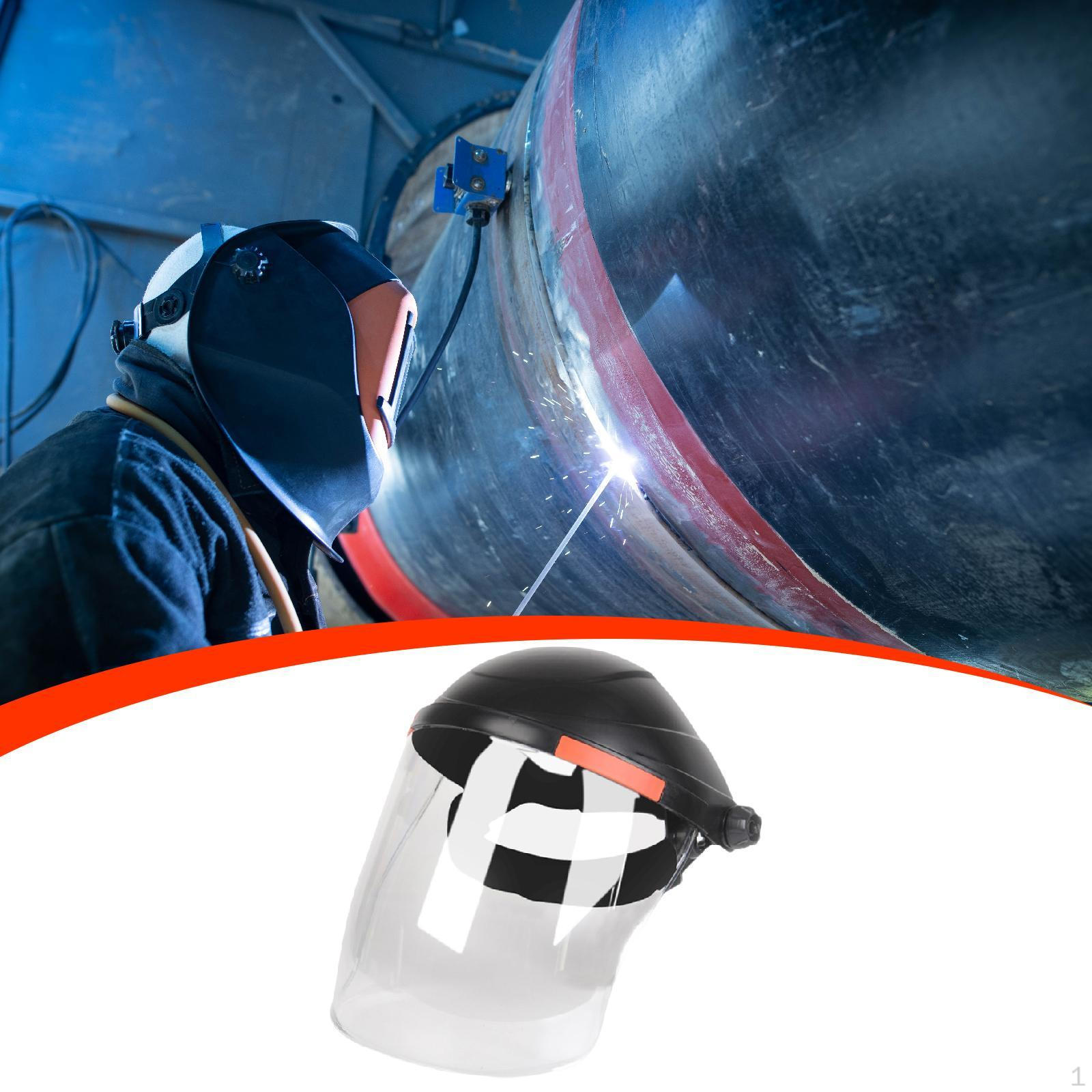 Welder Face with Hard Hat, Professional Flip-Up Adjustable Lightweight Protection Black and Clear
Welder Face with Hard Hat, Professional Flip-Up Adjustable Lightweight Protection Black and Clear