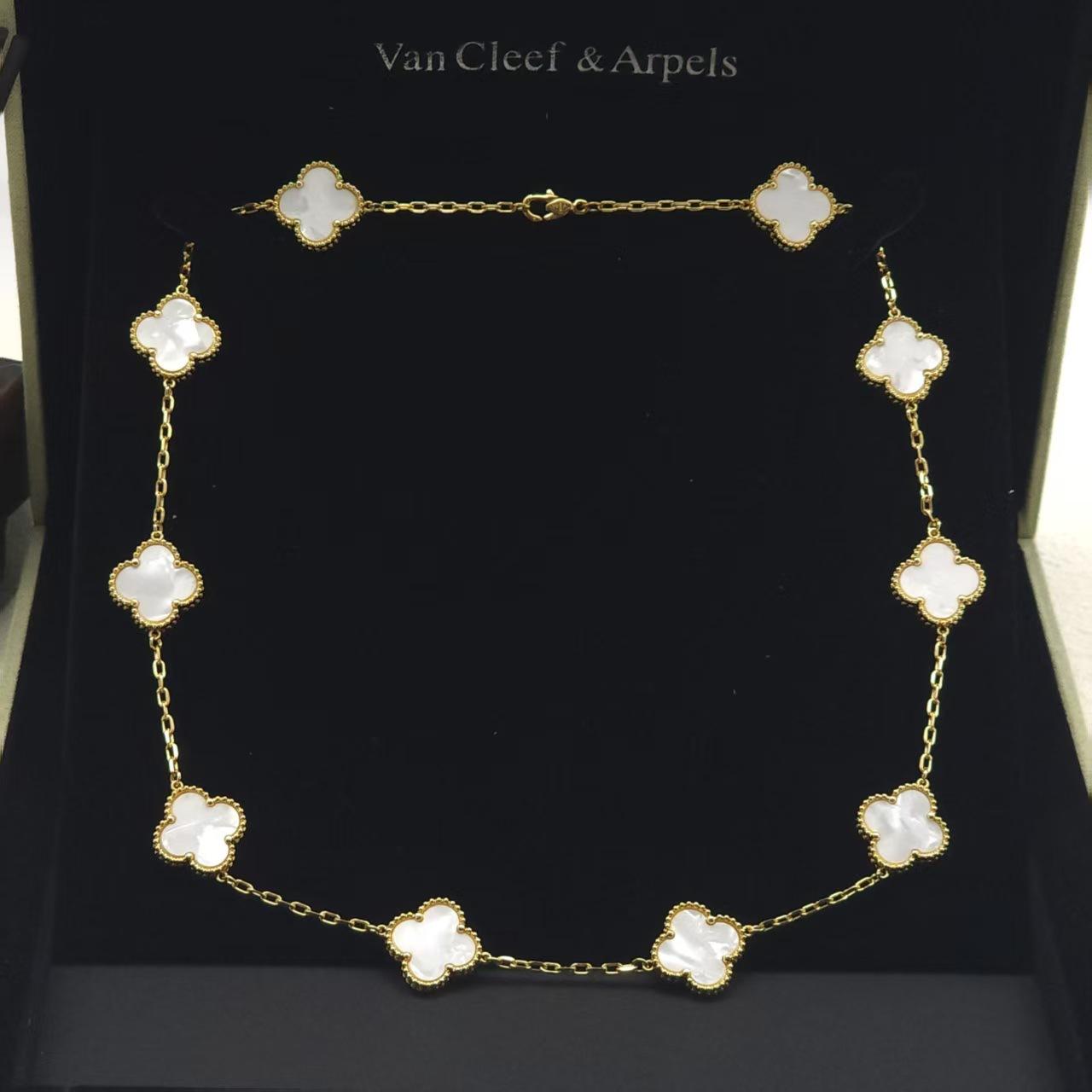 Титановая сталь не теряет цвет Натуральная ракушка Четырехлистный клевер Цепочка с десятью цветками Двусторонняя цепочка на ключицу с четырехлистным клевером quality goods
Титановая сталь не теряет цвет Натуральная ракушка Четырехлистный клевер Цепочка с десятью цветками Двусторонняя цепочка на ключицу с четырехлистным клевером quality goods