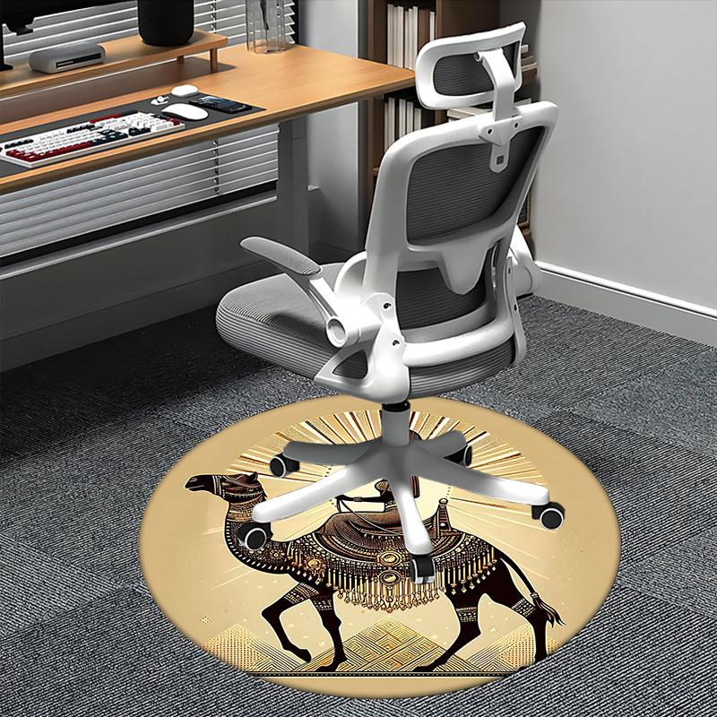 Egyptian Camel Rider,Desert Adventure Decor Chair mat Round Rug Office carpet, Non slip, Suitable for Living Rooms, Bedrooms decor.1205195a 80cm by 80cm
Egyptian Camel Rider,Desert Adventure Decor Chair mat Round Rug Office carpet, Non slip, Suitable for Living Rooms, Bedrooms decor.1205195a 80cm by 80cm