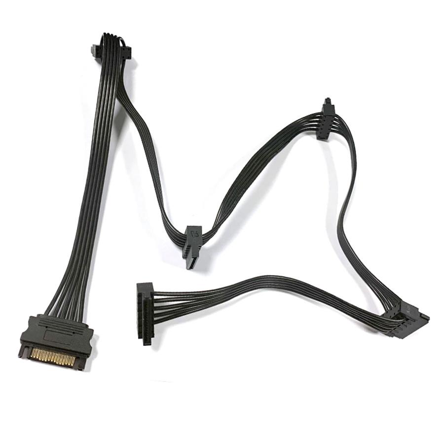 15Pin SATA Power Supply Splitter Cable Hard Drive 1 Male to 5 Female Extension Power Cord for DIY PC Sever Wire
15Pin SATA Power Supply Splitter Cable Hard Drive 1 Male to 5 Female Extension Power Cord for DIY PC Sever Wire