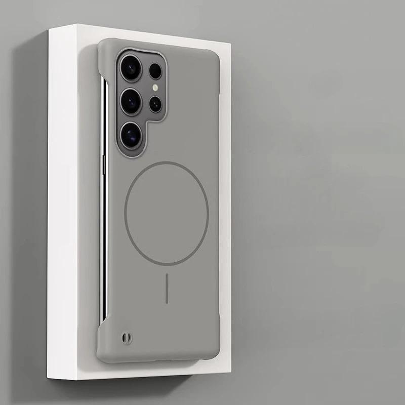 Для Magsafe Frameless Phone Case для Samsung Galaxy S25 Ultrs S24 FE S23 Plus S22 Ultra Thin Hard Magnetic Wireless Charger Cover Galaxy S23 Ultra серый
Для Magsafe Frameless Phone Case для Samsung Galaxy S25 Ultrs S24 FE S23 Plus S22 Ultra Thin Hard Magnetic Wireless Charger Cover Galaxy S23 Ultra серый