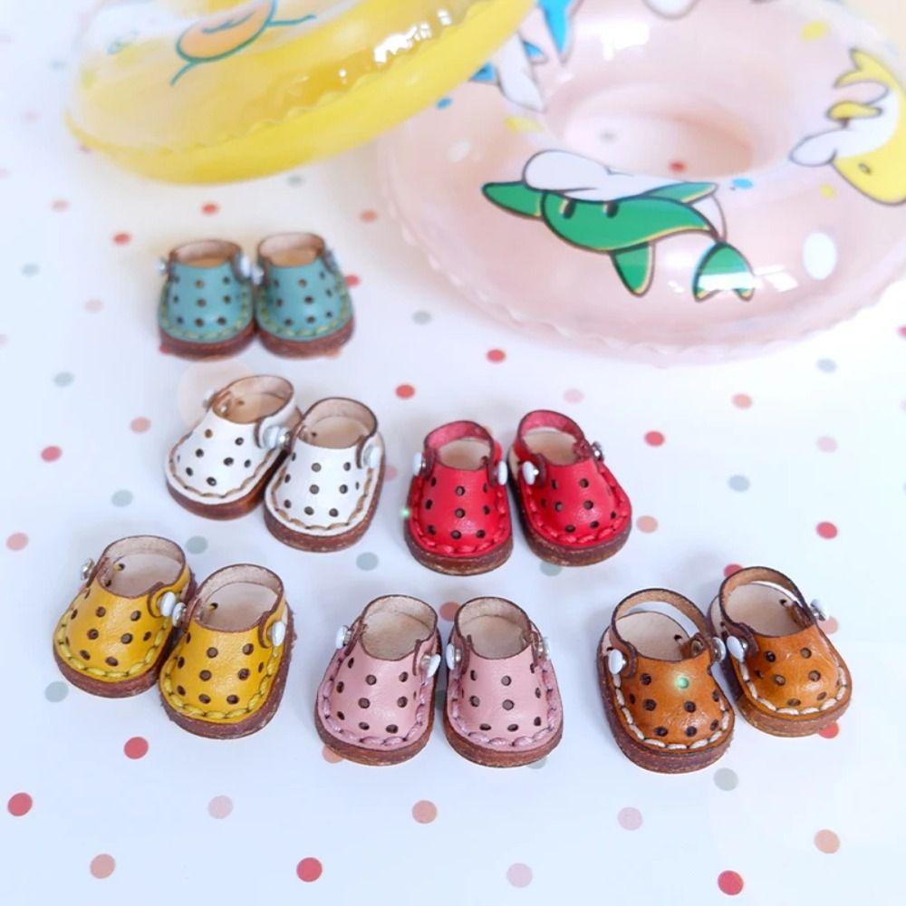 1Pair Dress Up Ob11 Handmade Shoes Cowhide Sandals Holala Boots Casual Hole Doll Shoes Kids
1Pair Dress Up Ob11 Handmade Shoes Cowhide Sandals Holala Boots Casual Hole Doll Shoes Kids