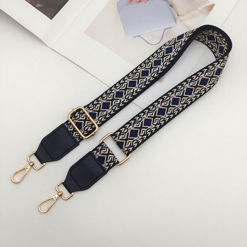 New Ethnic Style Women s Bag Accessories Wide Shoulder Strap Adjustable Messenger Bag Jacquard Belt Backpack Replacement Belt Golden Hook
New Ethnic Style Women s Bag Accessories Wide Shoulder Strap Adjustable Messenger Bag Jacquard Belt Backpack Replacement Belt Golden Hook